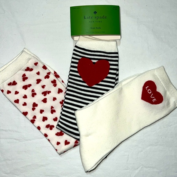 Kate Spade NY 3 Pairs One Size Socks Various Style & Colors - Picture 8 of 15